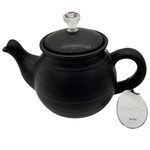 38oz Matte Black Teapot