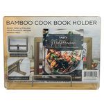 12.5" x 9.45" Bamboo Cook Book Holder Stand