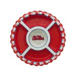 University of Mississippi Ceramic Veggie Tray