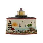 Light House Ceramic Bread Box