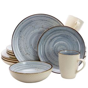 Mellow 16 Piece Dinnerware Set in Powder Blue