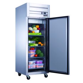 Commercial Upright Reach-in Refrigerator made by stainless steel with one door 17.72 cu.ft.