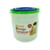 4 Pack round storage container set with lids