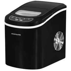 FRIGIDAIRE EFIC101-BLACK Portable Compact Maker, 26 lb per Day, Ice Making Machine, Black (Color: 1)