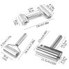 1pc, Baker Roller, 360 Degree Rolling Baker Roller, Stainless Steel Roller For Baking, Creative Stainless Steel Dough Roller, Non-stick Pastry Roller,