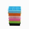 1pc Ice Cube Trays With Lid; Food Grade Silicone 6 Grid Ice Cube Mold; Flexible Easy Release Square Shaped Ice Maker; Kitchen Gadgets